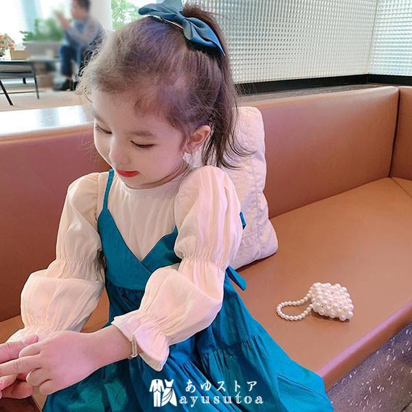 子供服 ワンピース 女の子 韓国子供服 秋服 長袖ワンピース キッズ 子供ドレス ピアノ 発表会 結婚式 誕生日 七五三 お姫様 おしゃれ ベビー服 可愛い 新品 90 Y45 アユストア 通販 Yahoo ショッピング