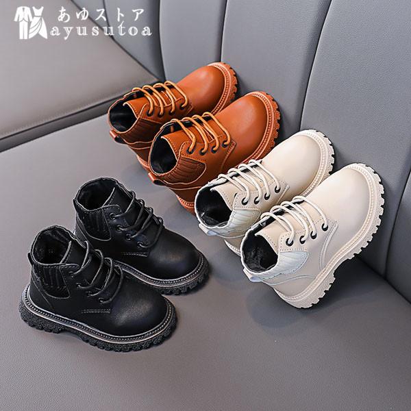 子供ブーツ キッズ 裏起毛 女の子 男の子 ブーツ 秋冬 ヒール レースアップブーツ 子供靴 編み上げ ショートブーツ サイドゴア おしゃれ 可愛い 暖かい Y アユストア 通販 Yahoo ショッピング