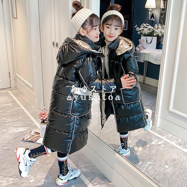 中綿コート キッズ 子供服 女の子 冬服 アウター ダウン風コート 綿入り 中綿ジャケット ロングコート パーカー フード付き ジャンパー 暖かい おしゃれ 可愛い Y アユストア 通販 Yahoo ショッピング