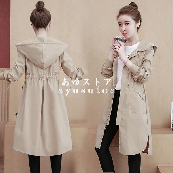 トレンチコート レディース 40代 50代 秋 春 ロング チュニック アウター コート ロングコート トップス パーカー きれいめ 大きいサイズ おしゃれ 着痩せ 新品 Y アユストア 通販 Yahoo ショッピング