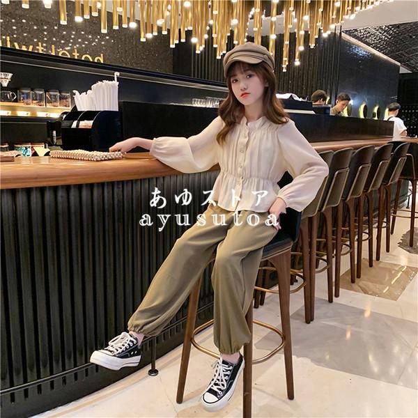 子供服 女の子 セットアップ キッズ 秋服 トップス ブラウス シャツ チュニック ロングパンツ 長ズボン 韓国子供服 ジュニア ベビー服 おしゃれ 可愛い 新品 Y アユストア 通販 Yahoo ショッピング