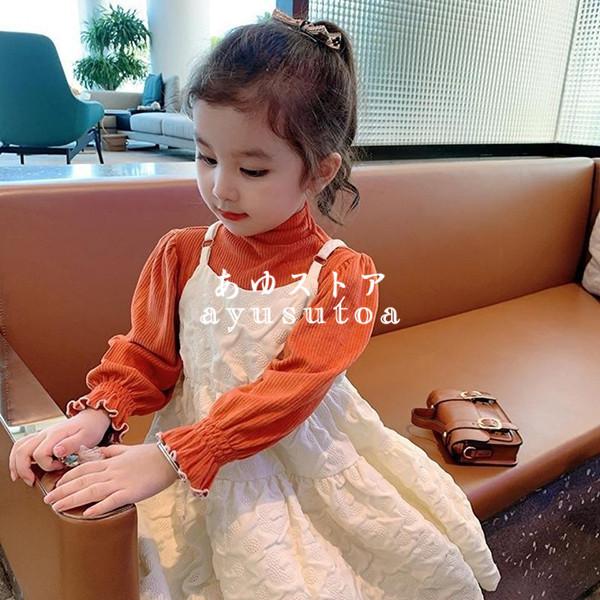2022新作 Pre Autumn ワンピース キッズ服 Tシャツドレス セットアップ子供服 女の子 通販 セットアップ 韓国子供服 キッズ 女の子 2点セット 長袖 パーカー キッズファション 春夏着 上下セット レーススカート スカート 可愛い おしゃれ 小学生 通学着 可愛い子供服 女の子 上下セット 2点セット 安い 長袖 スカート