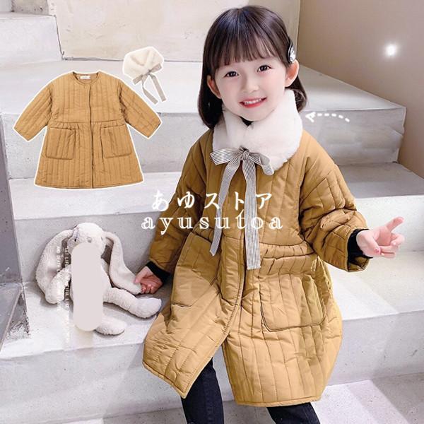 中綿コート キッズ 冬服 子供服 女の子 中綿ジャケット トレンチコート ロングコート パーカー アウター トップス 韓国子供服 ベビー服 おしゃれ 可愛い 暖かい Y4597 アユストア 通販 Yahoo ショッピング