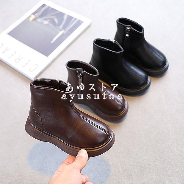 ブーツ キッズ 裏起毛 子供靴 女の子 秋冬 ショートブーツ シューズ サイドゴア 子供用ブーツ キッズ靴 キッズシューズ ベビー靴 おしゃれ 可愛い 暖かい 新品 Y4593 アユストア 通販 Yahoo ショッピング