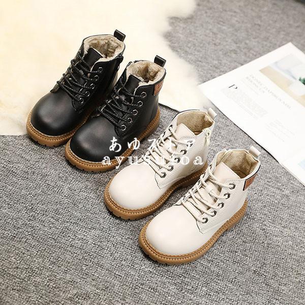 ブーツ キッズ 裏起毛 子供靴 女の子 秋冬 シューズ ショートブーツ レースアップ 編み上げ サイドゴア ベビー靴 子供用ブーツ おしゃれ 可愛い 暖かい 新品 Y4595 アユストア 通販 Yahoo ショッピング