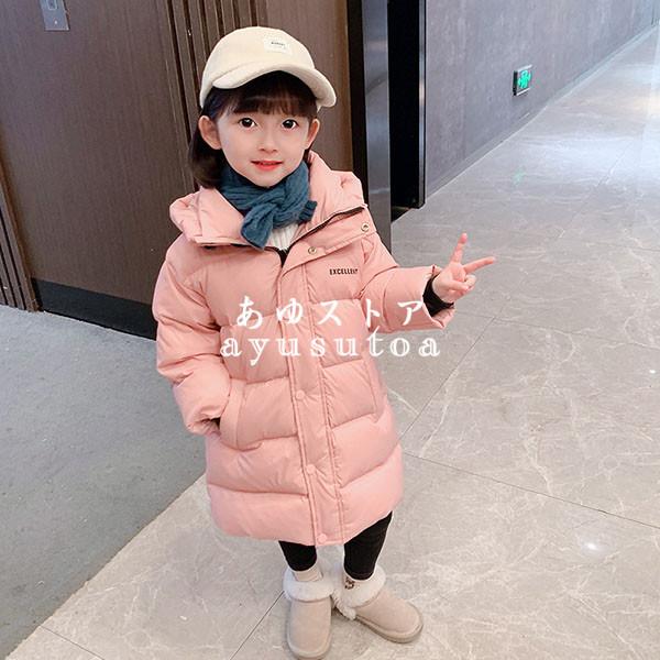 中綿コート キッズ 冬服 子供 女の子 アウター トレンチコート ロングコート ダウン風コート 中綿ジャケット フード付き ベビー服 暖かい おしゃれ 可愛い 新品 Y4599 アユストア 通販 Yahoo ショッピング