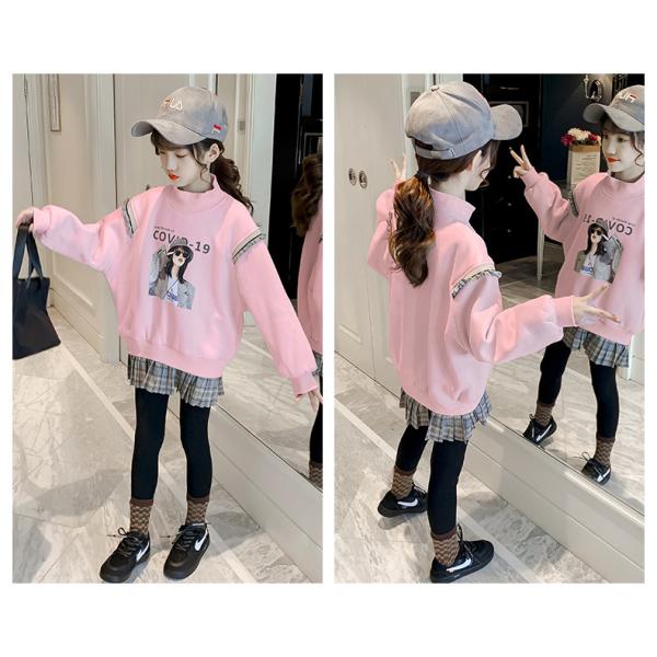 子供服 セットアップ キッズ 女の子 注文後の変更キャンセル返品 長袖 春秋 上下セット トップス 子供ジャージ カジュアル おしゃれ 可愛い スポーツウェア ロングパンツ Tシャツ 運動着