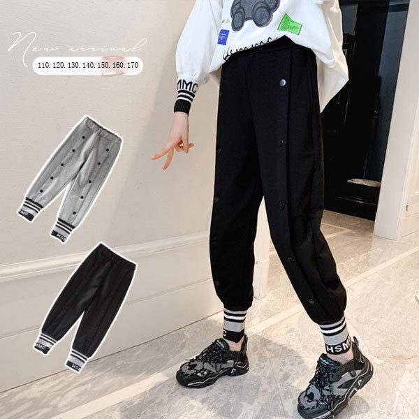 韓国子供服 スウェットパンツ オールシーズン カジュアルパンツ キッズ 女の子 ボトムス 長ズボン ロングパンツ 春 秋 レジャー コーデ 学生 ブラック グレー Y アユストア 通販 Yahoo ショッピング