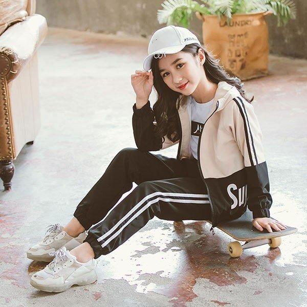 子供服 女の子 セットアップ トレーナー 子供 ジャージ キッズ スウェット 上下 春秋 ジュニア 長袖パーカ 長ズボン スポーツウェア 運動着 おしゃれ 新品 Y6267 アユストア 通販 Yahoo ショッピング