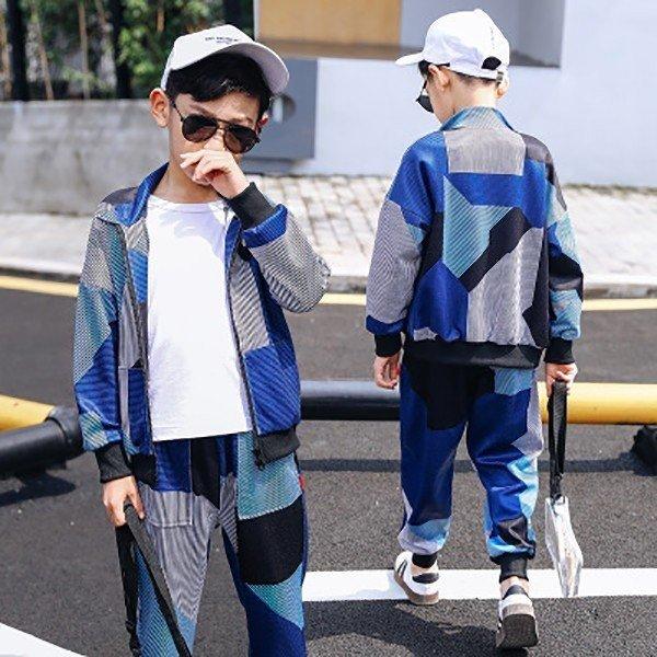 ジャージ キッズ 上下 セットアップ 子供服 おしゃれ 男の子 ジュニア スポーツウェア 運動服 長袖 春秋 2点セット Y アユストア 通販 Yahoo ショッピング