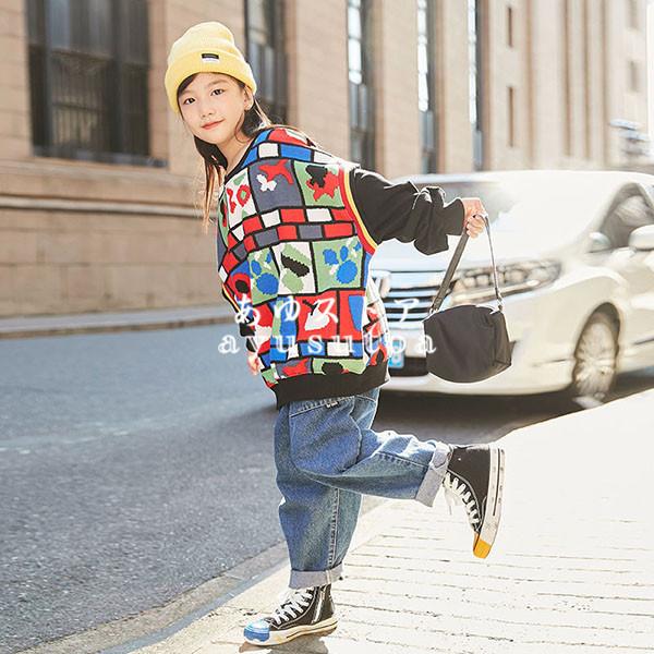 トップス キッズ 子供服 女の子 春秋 長袖 カットソー Tシャツ Tシャツ 韓国子供服 ジュニア ベビー服 女児 おしゃれ 可愛い 新品 150cm 160cm 140cm 130cm Y アユストア 通販 Yahoo ショッピング