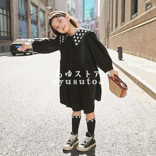 ワンピース キッズ 長袖 子供服 女の子 春 折り襟 花柄ワンピース 韓国子供服 ジュニア 子供ドレス 誕生日 ピアノ 発表会 結婚式 お姫様 おしゃれ 可愛い 新品 Y アユストア 通販 Yahoo ショッピング