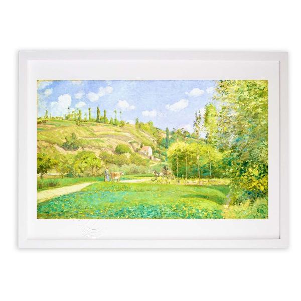 絵画　壁掛け　美術品　カミーユ・ピサロ 版画 絵画 名画 ヴァレルメーユの牛飼い カミーユ・ピサロ インテリア