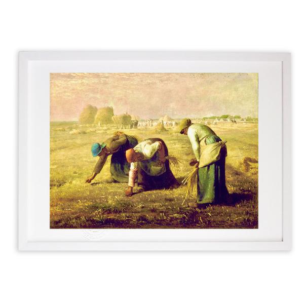 版画 絵画 名画 落穂拾い(1857) ジャン＝フランソワ・ミレー