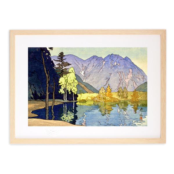版画 絵画 名画 日本画 日本アルプス十二題 穂高山 吉田博 インテリア
