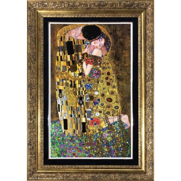 絵画 名画 グスタフ・クリムト The Kiss(ザ・キス) インテリア 玄関