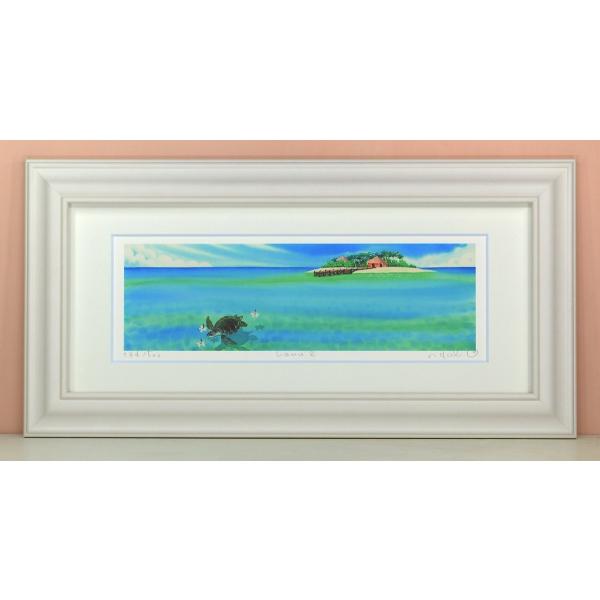 3/31で当店の販売終了 絵画 壁飾り honu2 栗乃木ハルミ・くりのき