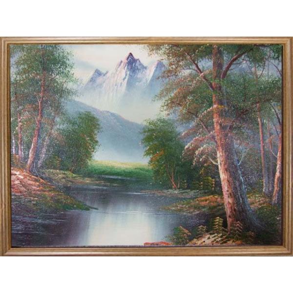 油絵 壁掛け 風景画　豪華な額 楽天市場】【絵画 油絵】【壁掛け】【油絵】【風景画】【絵】絵画