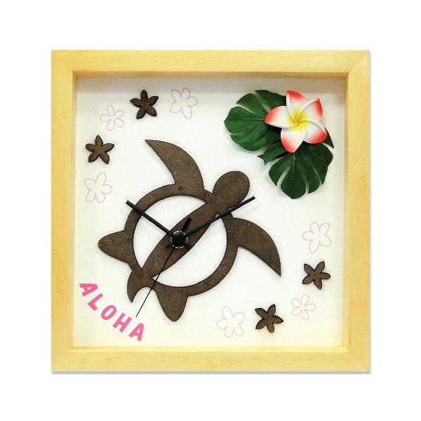 v Hawaiian Clock Honu Flower-NA Red EH[NbN CeA Ǌ| Mtg v[g Vzj  A[g