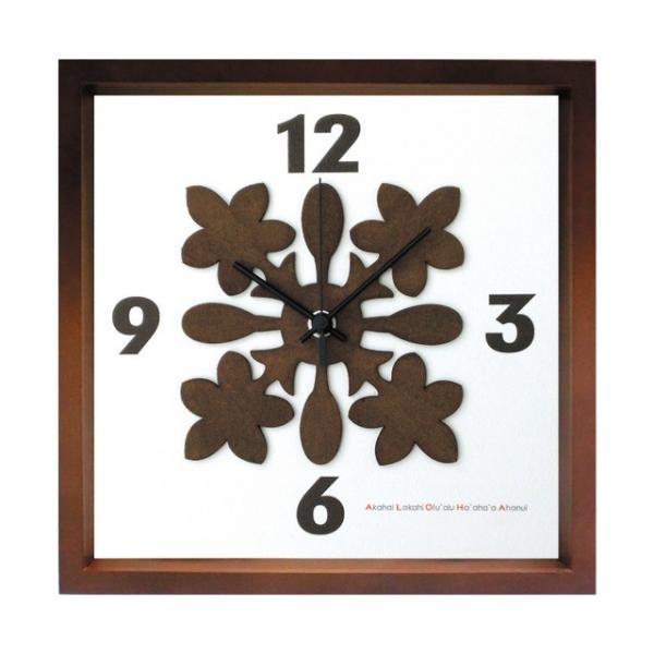 v HawaiianQuilt@Clock Plumeria@BR EH[NbN CeA Ǌ| Mtg v[g Vzj  A[g
