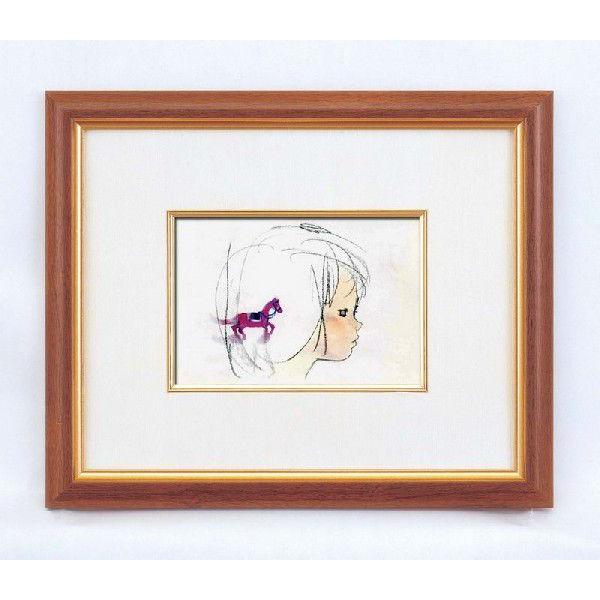 アートフレーム いわさきちひろインチ額ヨコ 絵画 壁掛け 壁飾り アートフレーム いわさきちひろインチ額ヨコ 絵画 壁掛け 壁飾り