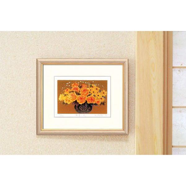 版画・風水画 吉岡浩太郎 開運『花』風水額 風水 絵画 壁掛け 壁飾り インテリア 油絵 花 アートパネル ポスター 絵 額入り リビング