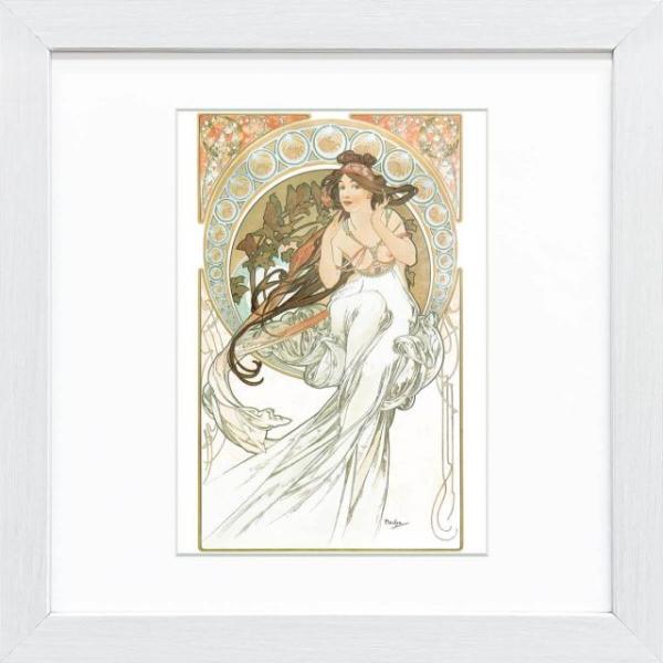 ミュシャ宝石工芸画(保証書付）