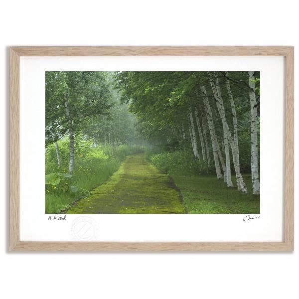 北海道美瑛町の風景 A4写真プリント ガラス入り額装 ～ダイヤモンドダスト～ 北海道美瑛町の風景 A4写真プリント ガラス入り額装