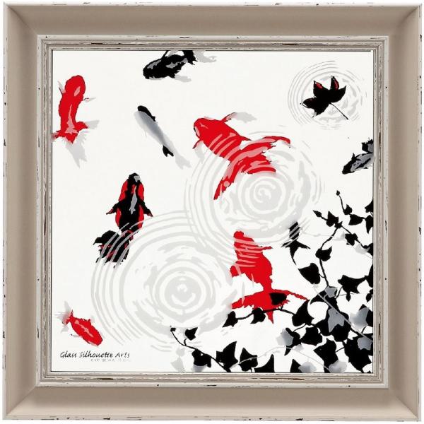 金魚 ガラスアート 壁掛け 楽天市場】＜期間中ポイント10倍＞アートパネル 60×80 水晶絵