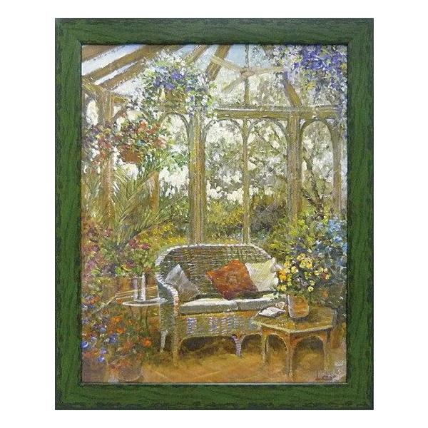 絵画 ロンゴ パティオ ガーデン2 5Lサイズ 壁掛け 壁飾り インテリア