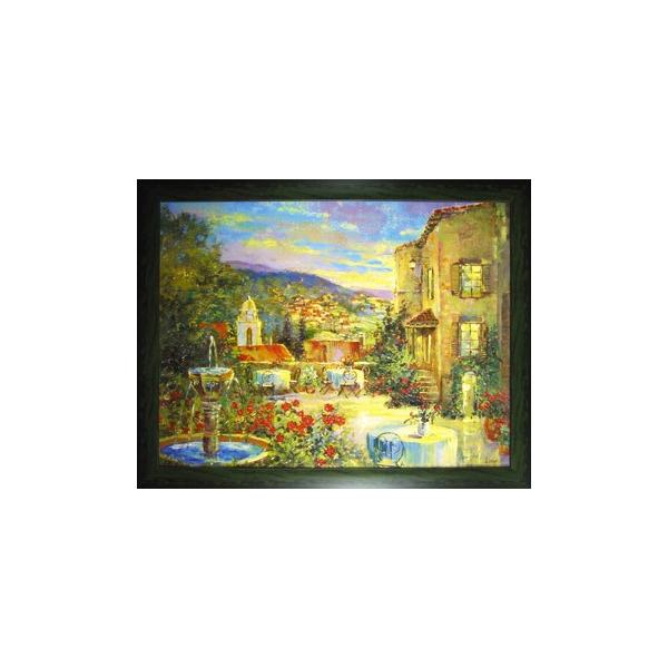 絵画 ロンゴ パティオ ガーデン2 5Lサイズ 壁掛け 壁飾り インテリア