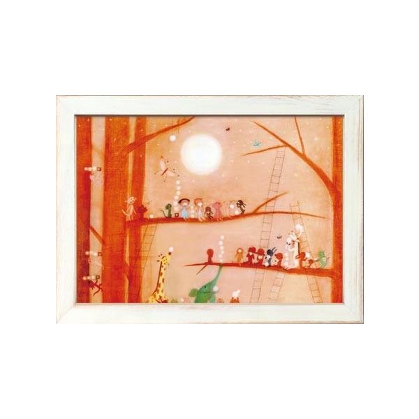 絵画 ゆうパケット 久松 ひろこ 月見だんご 壁掛け 壁飾り インテリア