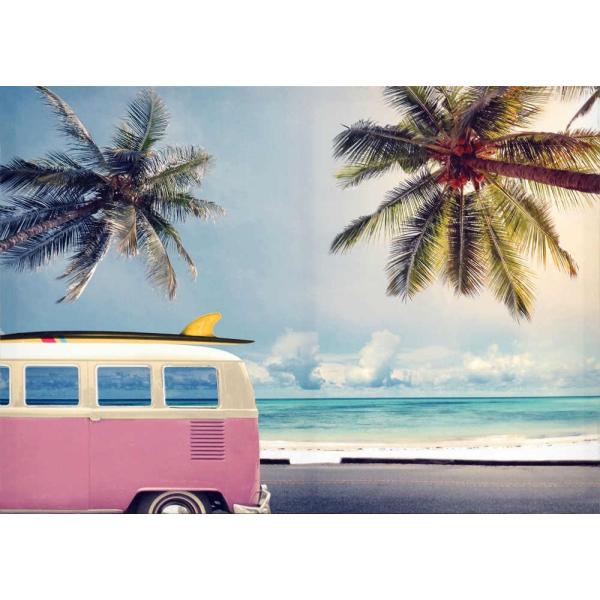 キャンバスアート 屋根の上のサーフボード カリーノ(Carino) 700x500mm