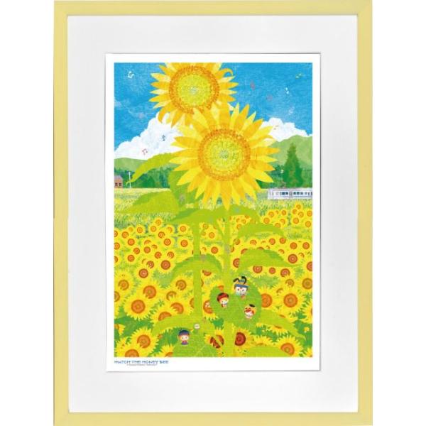 絵画　油絵　原画　一点物　花　向日葵　イエロー　夏　アート　インテリア　SM 絵画 油絵 原画 一点物 花 向日葵 イエロー 夏 アート