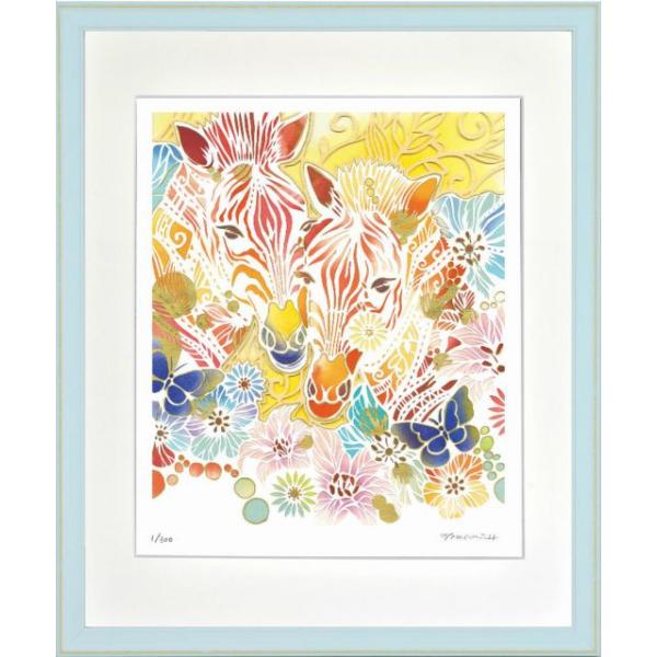 手書き油絵 5頭のシマウマ 絵画 インテリア 油彩画 手書き油絵 5