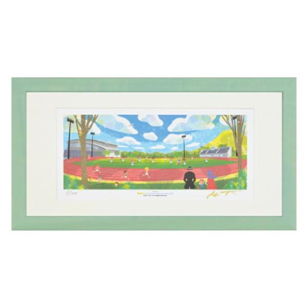 絵画 平和の競技場(S) はりたつお ベム x HUTCH 壁掛け 絵 インテリア 
