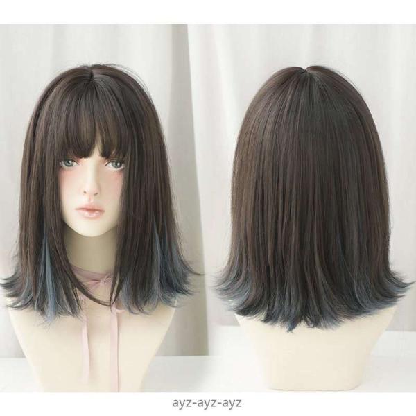 可愛いクリスマスツリーやギフトが セミロング かつら ウィッグ ロング ウイッグ ファッション おしゃれ 婦人 女性 レディース レディース つけ毛 フルウィッグ ウェーブ 自然 ウィッグ エクステンション Www Injaz Eldjazair Org