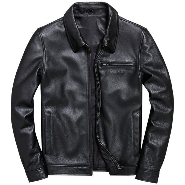 メンズ ジャケット 本革 牛革 バイク  ライダースジャケット バイク ウェア 春 秋 冬３シーズン 防風 防寒 2022