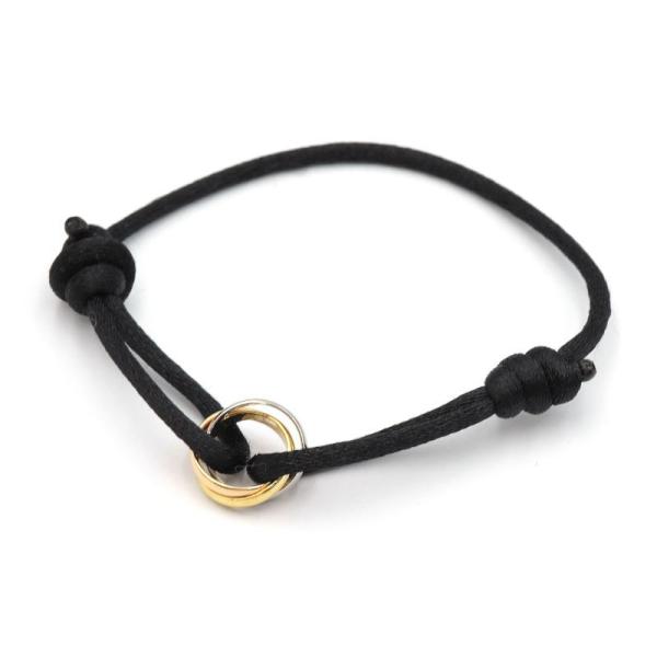 【限定値下げ】Cartierトリニティブレスレット*箱ケース、コード/1本保証書 Cartier - Cartier カルティエ ブレスレット トリニティ K18YG