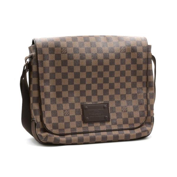 ルイヴィトン LOUIS VUITTON ブルックリンMM ブルックリン MM N51211 ダミエ 斜め掛け フラップ メッセンジャーバッグ ショルダーバッグ ダミエキャンバス エベヌ ブラウン LOUIS VUITTON】ルイヴィトン『ダミエ ブルックリンMM』N51211 メンズ