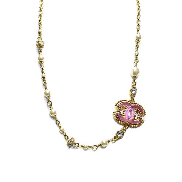 CHANEL（シャネル） ロゴペンダント ABD131B16091NW210 パール レジン