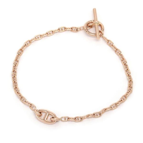 エルメス ブレスレット ミニシェーヌダンクル チェーンK18W シェーヌダンクル HERMES エルメス ミニ シェーヌダンクル ブレスレット K18ホワイト