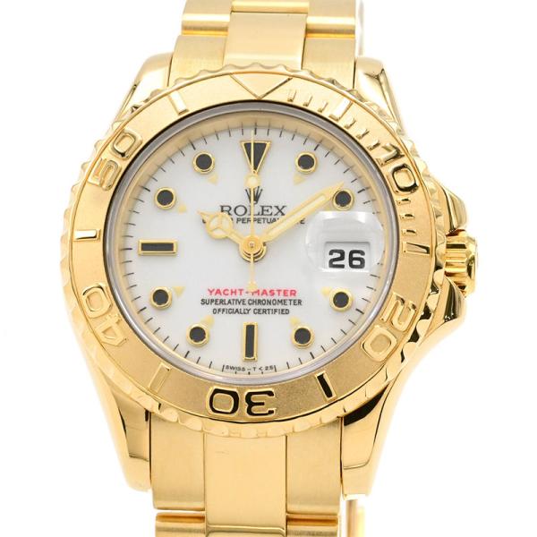 たけさん 専用ページ 69628 シャンパン W番 ROLEX（ロレックス） ヨットマスター 中古