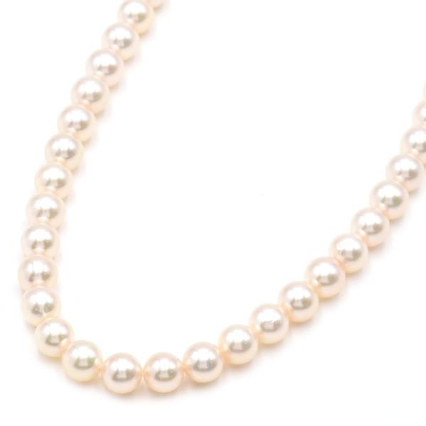 タサキ　TASAKI アコヤ真珠ネックレス 40CM　７ミリ　超美品 TASAKI タサキ 約7mmパールネックレス SV アコヤ真珠 あこや真珠