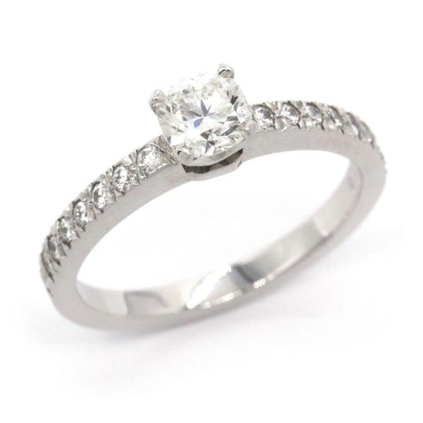 極美品✨Tiffany ソリティア セッティング リング Pt950 ダイヤ TIFFANY SOLESTE ティファニー ソリティアリング 9号 Pt950 0.42ct