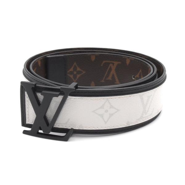 レア　ルイヴィトン　レザーベルト　ブラック／ホワイト ベルト ルイ・ヴィトン(louis vuitton)」の人気商品一覧 | 安い