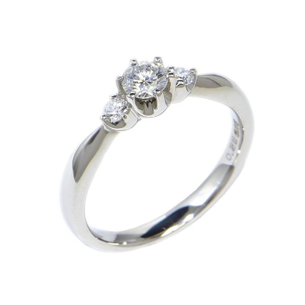 天然ダイヤリングVeryGood0.22ct9 Pt950 計0.08c4.0g ヴィーナスジュエリー プラチナ950 Pt950 天然ダイヤモンド