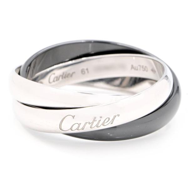 TRINITY（Cartier） カルティエ トリニティリング MM セラミック