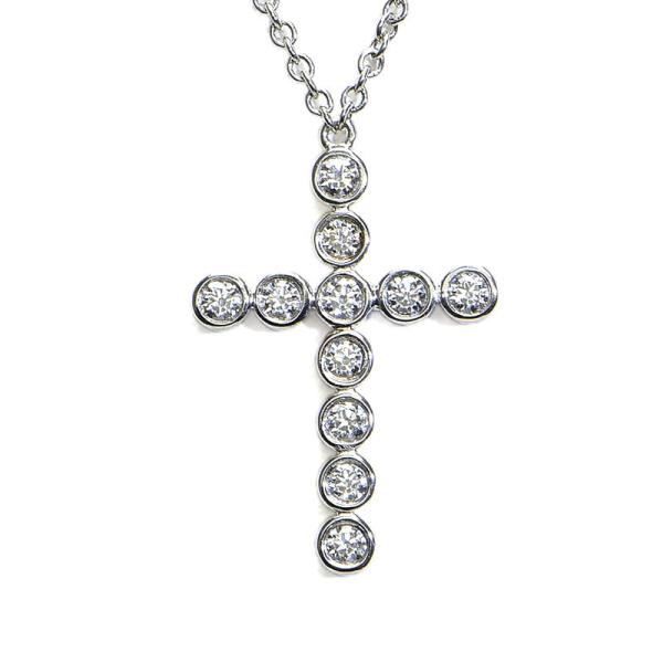 TIFFANY&Co.（ティファニー） ジャズクロスネックレス Pt950