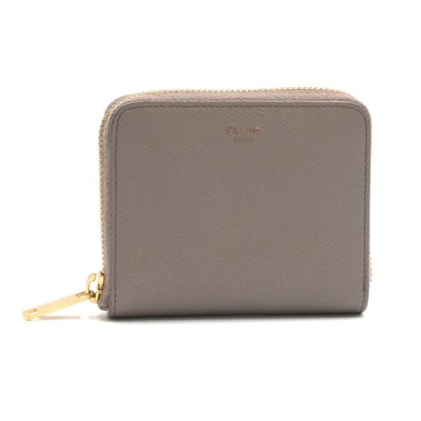 新品　CÉLINE ベージュ キルティング コンパクトジップウォレット 新品 CÉLINE ベージュ キルティング コンパクトジップウォレット